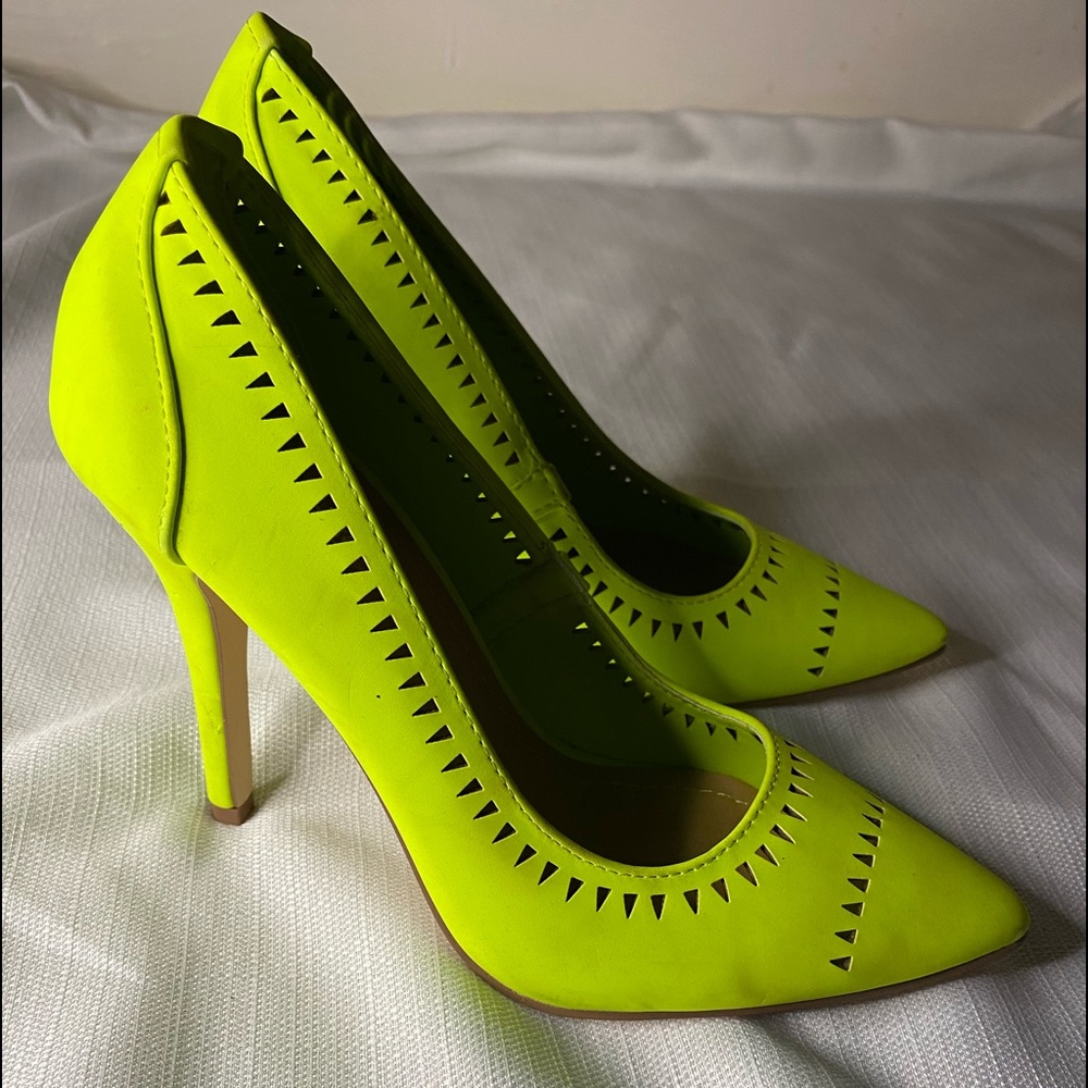 Lime Green Heels